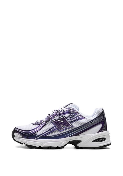 sneakers 740 unisex bianche e viola NEW BALANCE | U740CG2